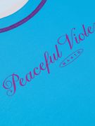MANTO women rashguard Peacefull violence - blue